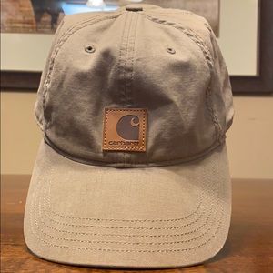 Tan Carhartt Velcro Hat